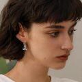 wholesale 925 Sterling Silver Cowboy Boot Drop Earrings Oxidized Turquoise Flower Western Design-0-5