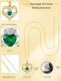 wholesale 925 Sterling Silver Cubic Zirconia Claddagh Heart Pendant Necklace for Women, 21mm, 18+2 Chain, Irish Jewelry Gift-0-3