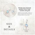 wholesale 925 Sterling Silver Fox Earrings Wholesale With Moonstone-0-3
