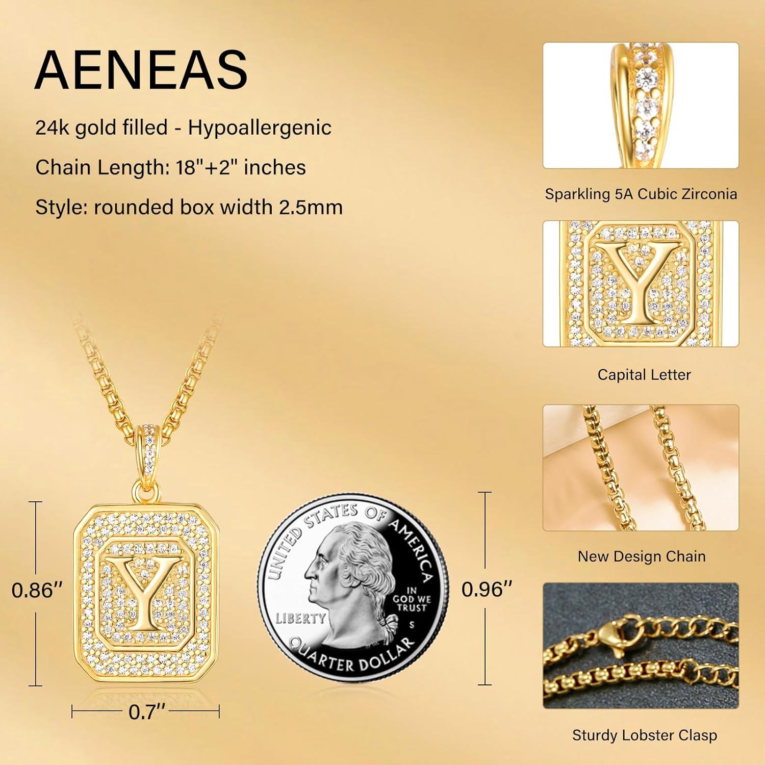 wholesale Gold Filled 925 Sterling Silver Letter Jewelry Necklace for Women Gift for Mom Wife Birthday Anniversary Christmas-0-4