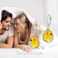 wholesale 925 Sterling Silver Amber Teardrop Drop Earrings with Leverbacks-0-2