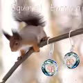 wholesale 925 Sterling Silver Blue Crystal Squirrel Tree of Life Dangle Earrings Wholesale for Women-0-5