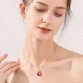 wholesale 925 Sterling Silver Flame Cremation Urn Pendant Necklace Memorial Ash Keepsake Jewelry-0-1