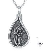 wholesale 925 Sterling Silver Lapis Lazuli Heart Necklace Wholesale With Diamonds And Funnel-03-Daffodil-Custom-03-Daffodil