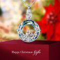 wholesale 925 Sterling Silver Zodiac Necklace Pendant With Moon And Stars Design-0-2