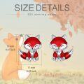 wholesale 925 Sterling Silver Fox Stud Earrings Animal Lovers s for Women-0-4