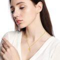 wholesale Gold Plated 925 Sterling Silver Butterfly Lotus Heartbeat Cross Pendant Necklaces Hypoallergenic Faith s for Women and Girls-0-4