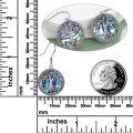 wholesale 925 Sterling Silver Abalone Shell Tree of Life Drop Earrings-0-2
