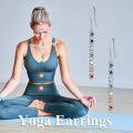 wholesale 925 Sterling Silver Rainbow Crystal Drop Earrings for Women - Yoga & Meditation Accessories-0-5
