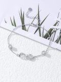 wholesale 925 Sterling Silver Infinity Heart Bracelet for Women Mother's Day s from Daughter Son-0-4