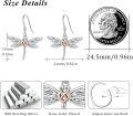 wholesale 925 Sterling Silver Celtic Knot Heart Dragonfly Leverback Hoop Earrings Gift for Her-0-5