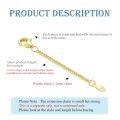 wholesale 14K Gold (Au585) Hypoallergenic Nickel-Free Jewelry Extender Chain - 0.5/1/1.5/2/3 Inch with Lobster Clasp-0-1
