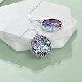 wholesale 925 Sterling Silver Abalone Shell Tree of Life Drop Earrings-0-3