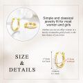 wholesale 925 Sterling Silver Hoop Earrings Wholesale With Pearl Accents-0-3