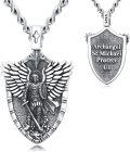 wholesale Stainless Steel Sterling Silver Saint Religious Necklace for Men Women-0-0