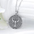wholesale 925 Sterling Silver Egyptian Nefertiti and Anubis Pendant Necklace for Women & Men-0-2