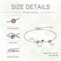 wholesale 925 Sterling Silver Infinity Love Ladybug Flower Charm Bracelet for Women-0-1