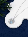 wholesale Sterling Silver Birthstone Tree of Life Necklace for Women-0-1