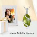 wholesale Sterling Silver Gemstone Dainty Pendant Necklace for Women Mom Gift-0-53