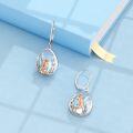 wholesale 925 Sterling Silver Teardrop Abalone Shell Axolotl Drop Earrings-0-4
