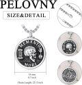 wholesale 925 Sterling Silver Gothic Skull Memento Mori Pendant with Amor Fati Design and Funnel Charm - 24 Chain Stoic  for Men & Women-0-3
