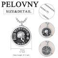 wholesale 925 Sterling Silver Gothic Skull Memento Mori Pendant with Amor Fati Design and Funnel Charm - 24 Chain Stoic  for Men & Women-0-3