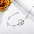 wholesale 925 Sterling Silver Love You Forever Capybara Charm Bracelet for Women Gifts-0-1