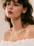 TOUPOP 14K Gold & Stone Compass Necklace For Women I'd Be Lost Without You-0-2