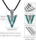 wholesale  Sterling Silver Rock Spearhead Pendant Necklace for Men Women -0-16
