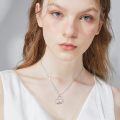 wholesale 925 Sterling Silver Mama Bear Pendant With Rose Gold And Diamonds-0-4