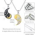 wholesale 925 Sterling Silver Sun & Moon Ying Yang Pendant Necklaces for Couples-0-5
