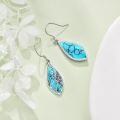 wholesale 925 Sterling Silver Hollow Filigree Dangle Drop Earrings for Women-0-4