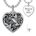 TOUPOP 925 Sterling Silver Hummingbird Urn Necklace For Ashes Memorial Keepsake-0-0