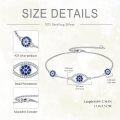 wholesale 925 Sterling Silver Evil Eye Bracelet with Infinity Heart and Cross Design for Ladies Friendship Jewelry-0-4
