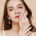 wholesale 925 Sterling Silver Strawberry Drop Earring for Women Gift-0-5