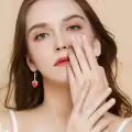 wholesale 925 Sterling Silver Strawberry Drop Earring for Women Gift-0-5