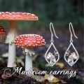 wholesale 925 Sterling Silver Platinum Plated Moss Agate Celtic Triskele Drop Earrings-0-4