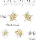 wholesale 925 Sterling Silver Eagle Head Star Stud Earrings Gothic Viking Jewelry-0-3