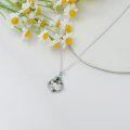 wholesale 925 Sterling Silver Black Onyx Vine Leaf Pendant Necklace For Women-0-16
