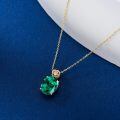 wholesale 14k Gold Amethyst Pendant Necklace-0-1