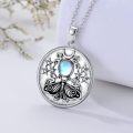 wholesale TOUPOP Butterfly Necklace 925 Sterling Silver Moonstone Butterfly Pendant Necklaces Jewelry Gifts For Women Her Mom Daughter Lover Birthday Xmas Presents Gifts Ideas -0-4