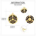 wholesale 14k Gold Snake Pendant Necklace With Black Onyx And Zircon Stones-0-4
