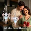 wholesale 925 Sterling Silver Angel Moonstone Heart Drop Earrings for Women-0-3