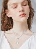 TOUPOP Sterling Silver & Stone Necklace Pendant Gift for Women-0-4