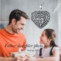 wholesale TOUPOP Father Locket Necklace That Holds 2 Pictures Photos Keep Someone Near To You Sterling Silver Relationship Mother Heart Family Tree Of Life Locket Jewelry Christmas Gifts -0-1