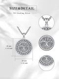 wholesale 925 Sterling Silver Tree Of Life Pendant Necklace-0-1