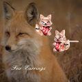 wholesale 925 Sterling Silver Pink Crystal Love Heart Fox Stud Earrings for Girls and Women-0-38