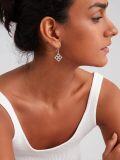 wholesale 925 Sterling Silver Celtic Knot Triangle Drop Earrings for Women Irish  Ideas-0-1