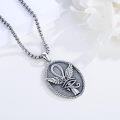 wholesale 925 Sterling Silver Egyptian Ankh Eye Of Horus Pendant Necklace For Men & Women-0-3
