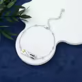 TOUPOP Sterling Silver Abalone Shell Mountain Bracelet Nature Jewelry Gift-0-2